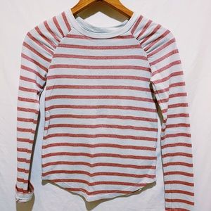 F21 Red and white sweater - Sm